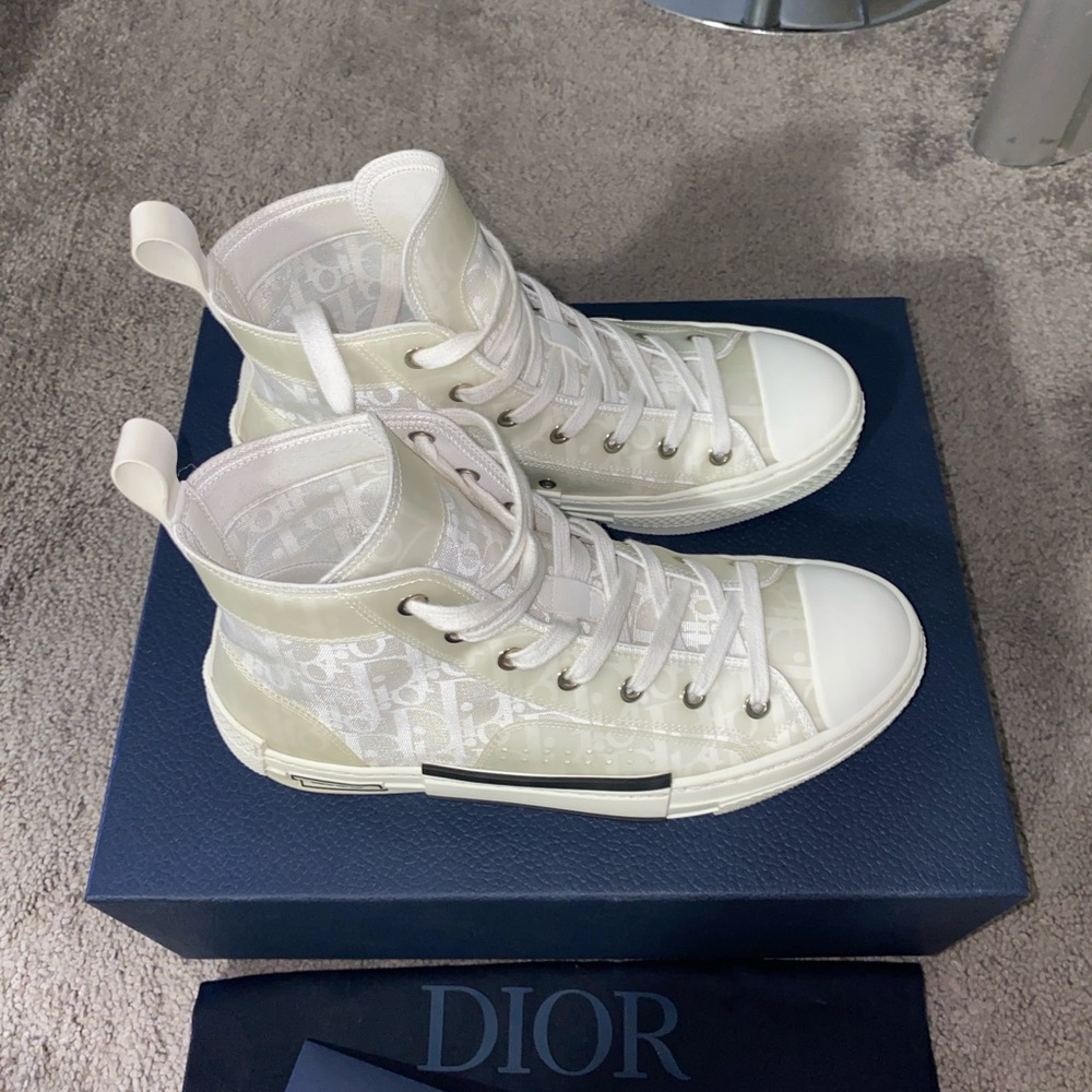 Mens Dior B23 High Top Sneakers size 39 - Picture 2 of 16